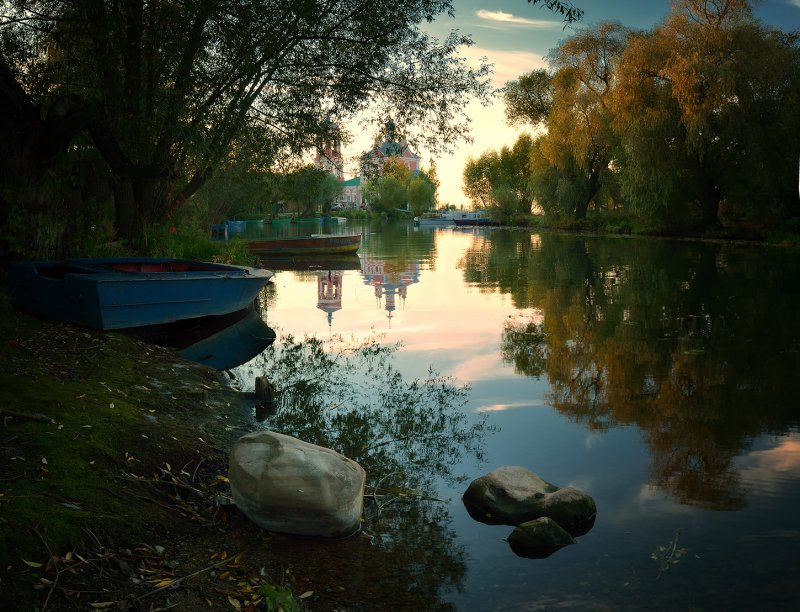Переславль-Залесский сквер на реке Трубеж