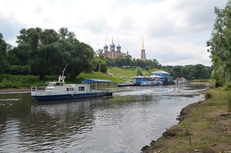 Река Трубеж Рязань Кремль