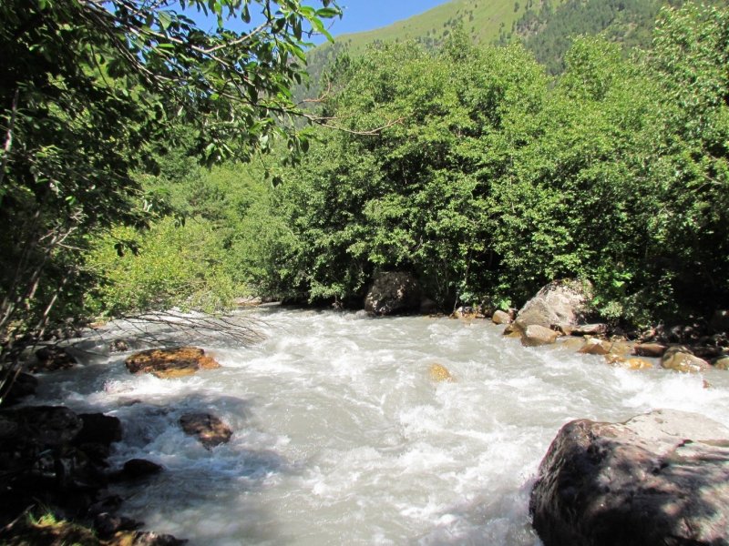 Река Ираф Северная Осетия