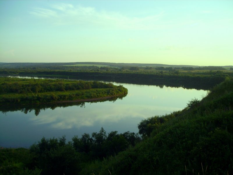 Река Чулым Ачинск