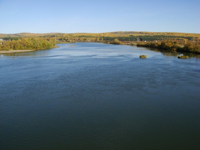 Река в Назарово Красноярский край