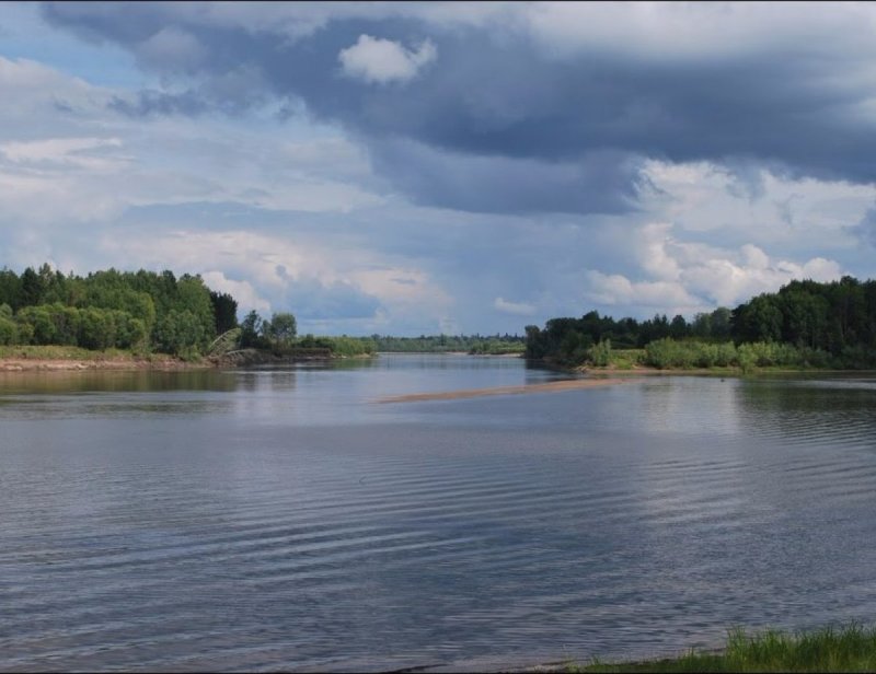 Река Чулым Красноярский край