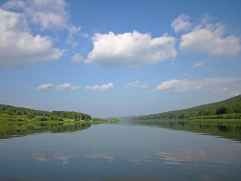 Река Чулым Красноярский