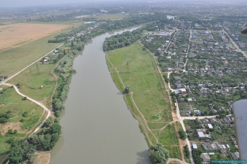 Кубань река Славинск на Кубани