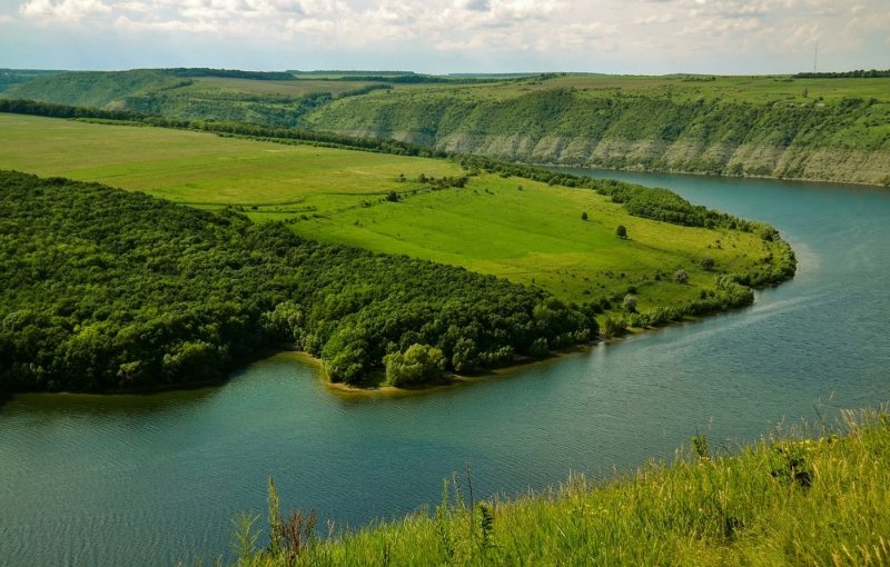 Река Днестр в Дубоссарах