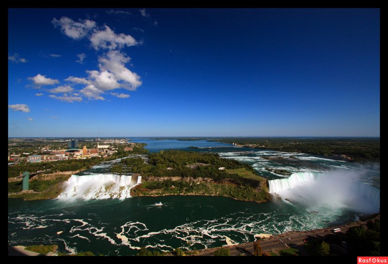 Ниагарский водопад граница США И Канады