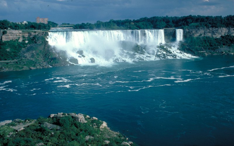 Ниагарский водопад на реке Ниагара «большая подкова».