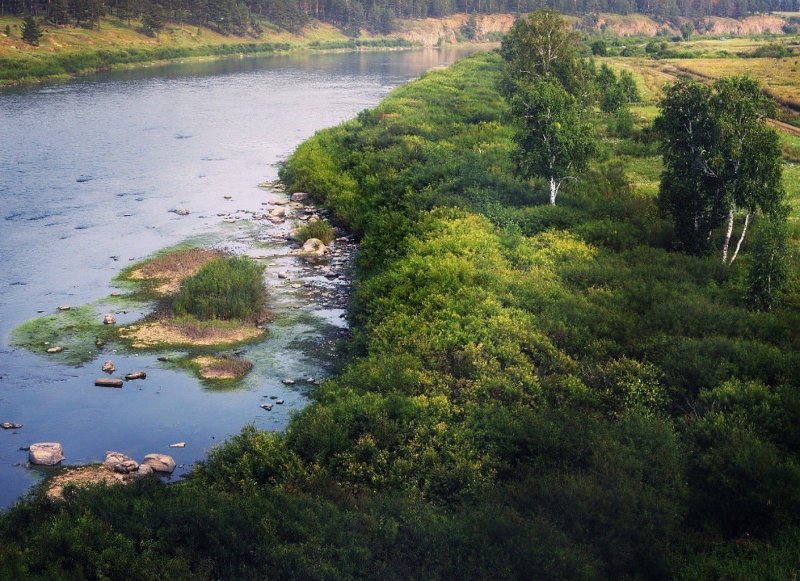 Впадение реки Ингода