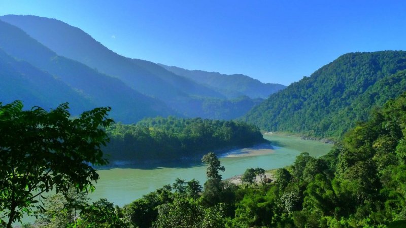 Река Брахмапутра рафтинг