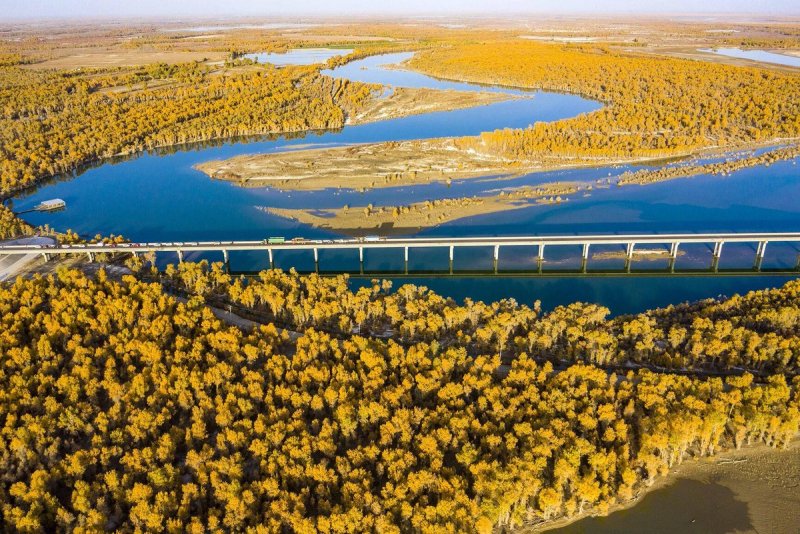Река Тарим Китай