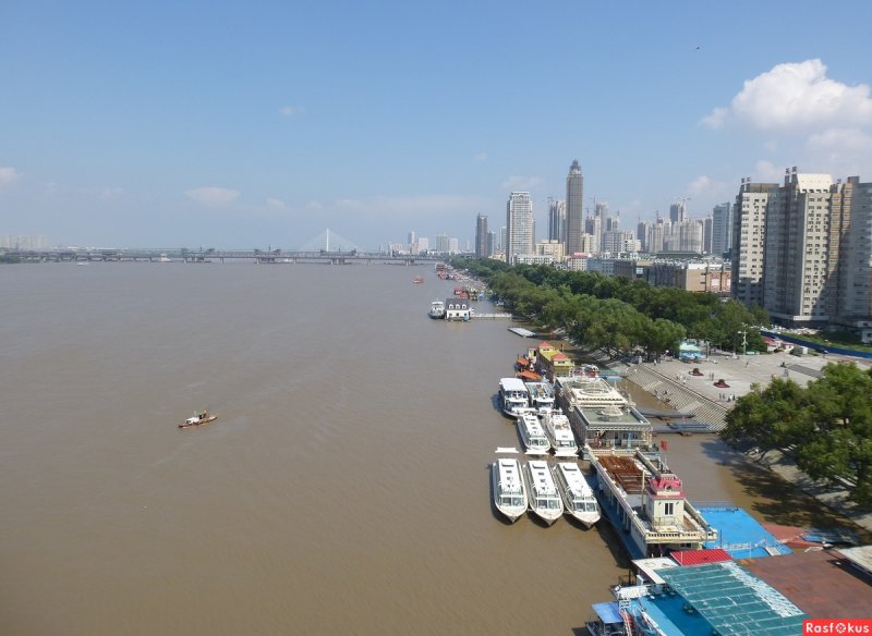 Река Сунгари в Китае
