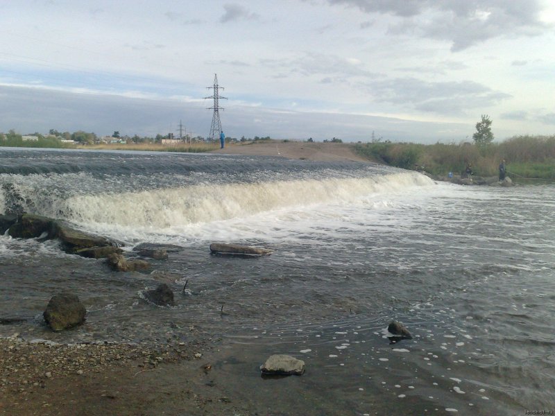 Река Тобол в Казахстане