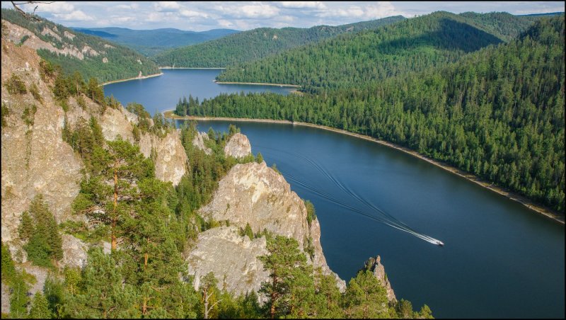 Река Бирюса в Иркутской области Тайшетского района
