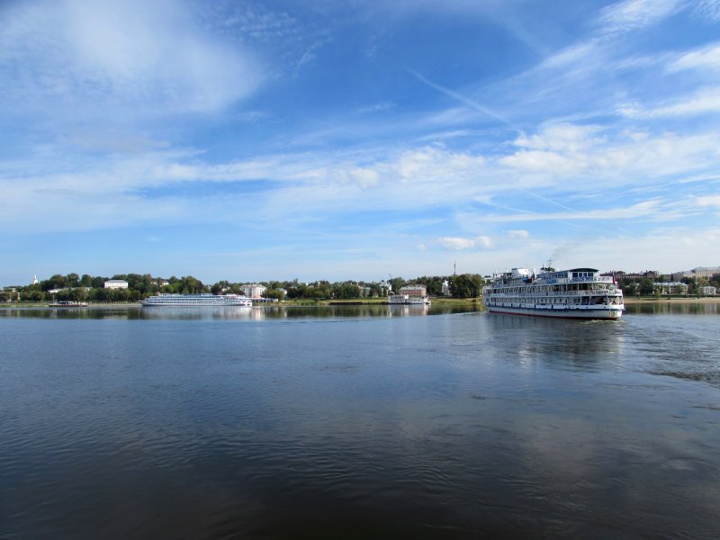 Река Кострома в Костроме