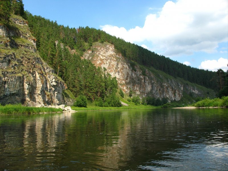 Природа Башкирии река Инзер