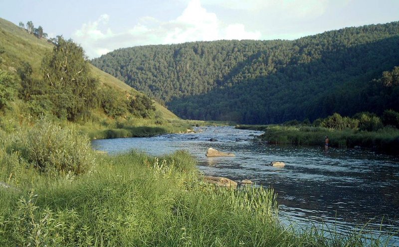 Усть-Калманка водопад
