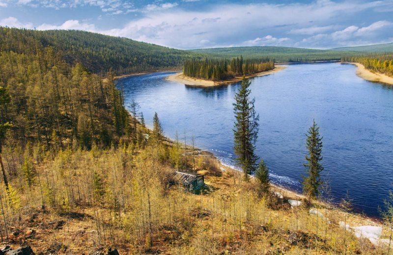 Озеро Амга Якутия
