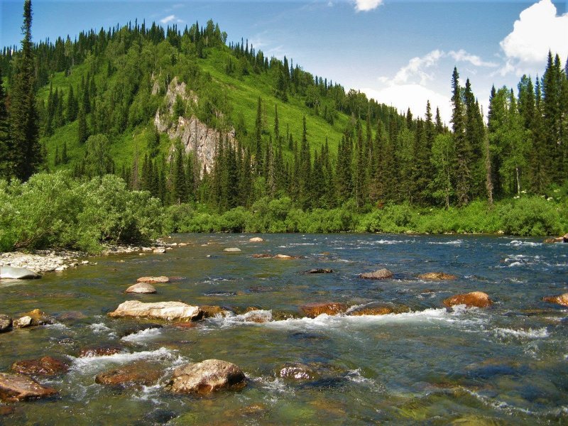 Горные реки Кузнецкого Алатау