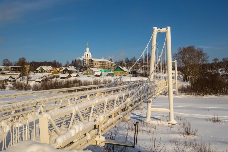 Мост Ильинско-Подомское Архангельская область
