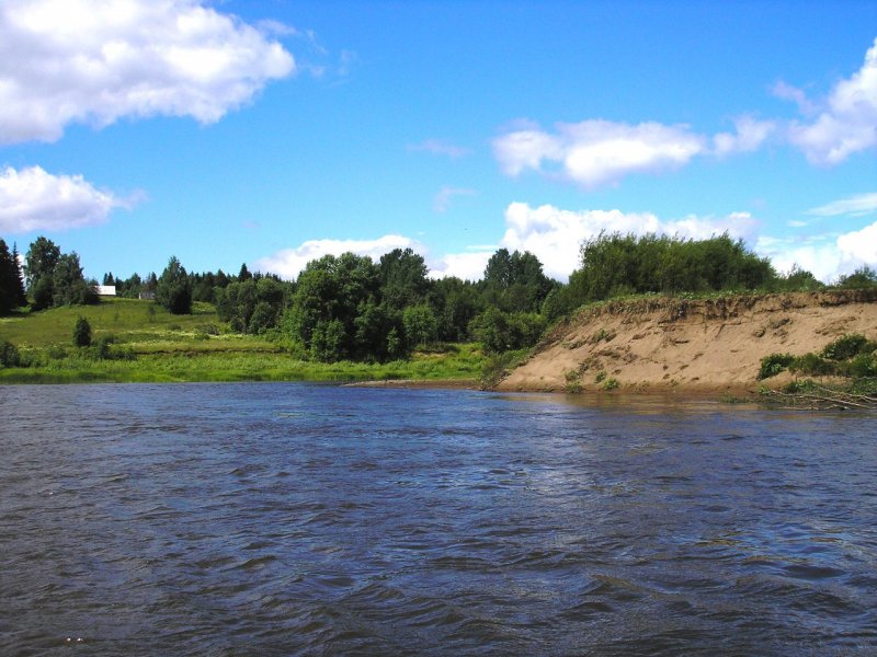 Река Виледь Вилегодский район Архангельской области