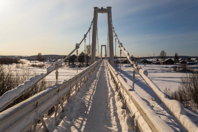 Мост Ильинско Подомское Вилегодский район