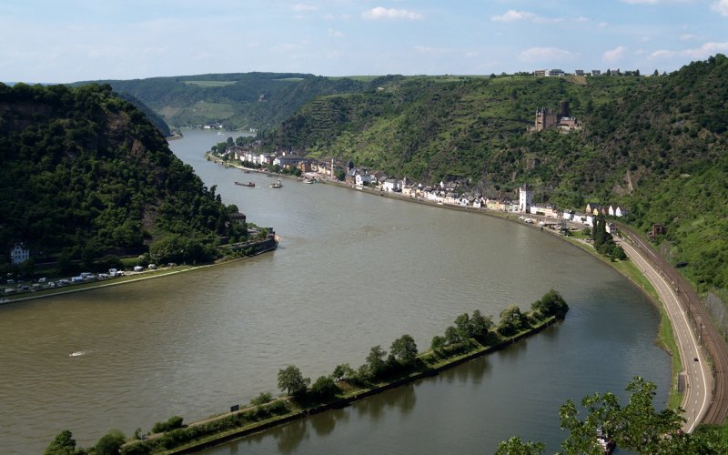 Реки Эльба и Рейн