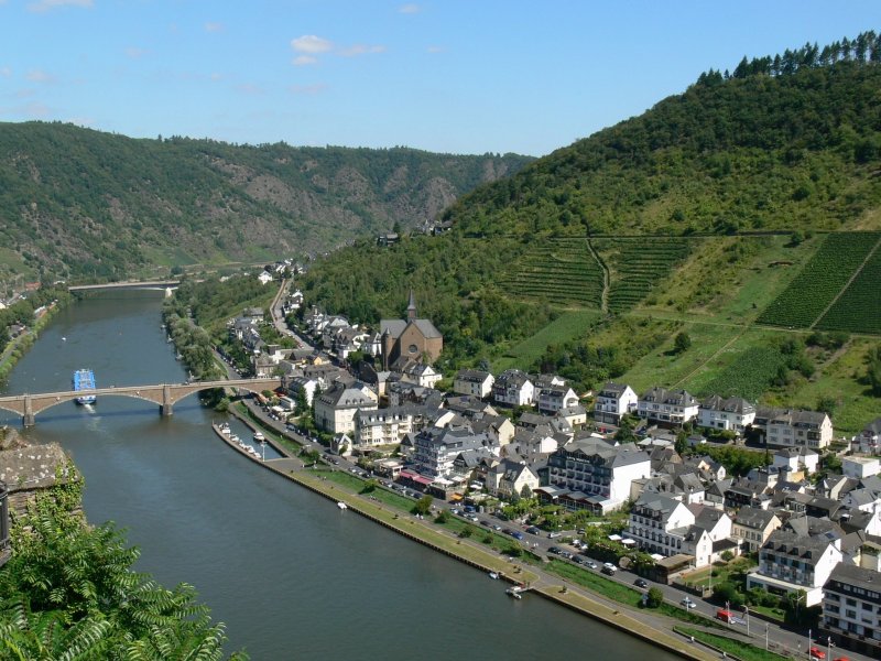 Ландшафт реки Рейн
