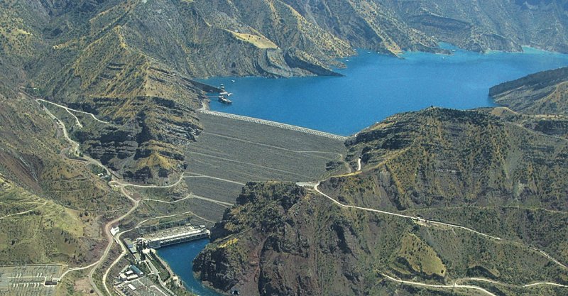 Нурекская ГЭС Таджикистан
