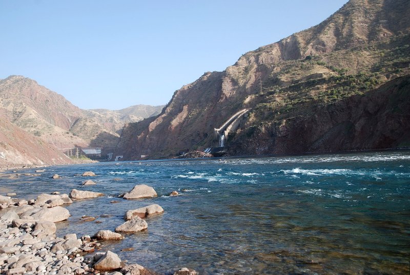 Река Сурхоб Таджикистан