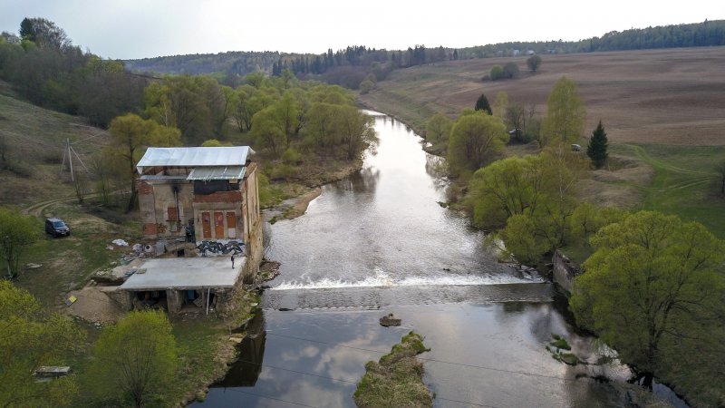 Серебряные пруды заброшенная ГЭС
