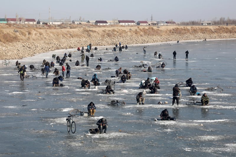 Рыбалка на Амударье Туркмения