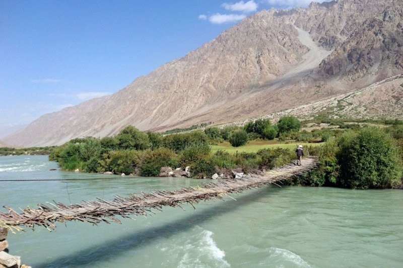 Река Амударья Таджикистан