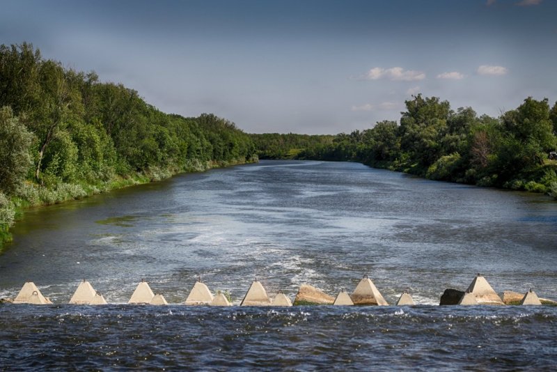 Река Осуга Тверская ЖД мост