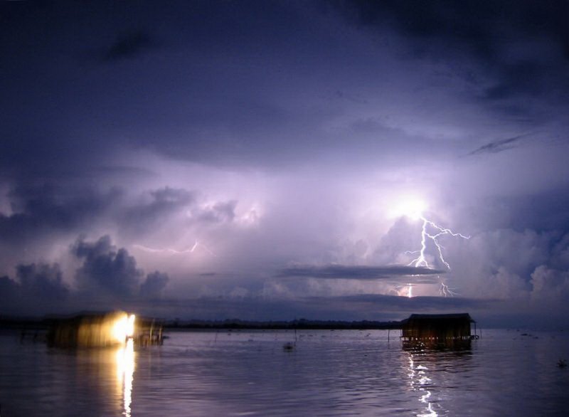 Catatumbo Lightning to Boat