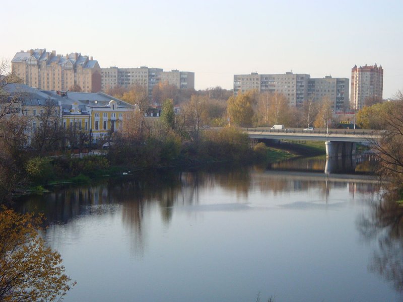 Река Пахра в Московской области