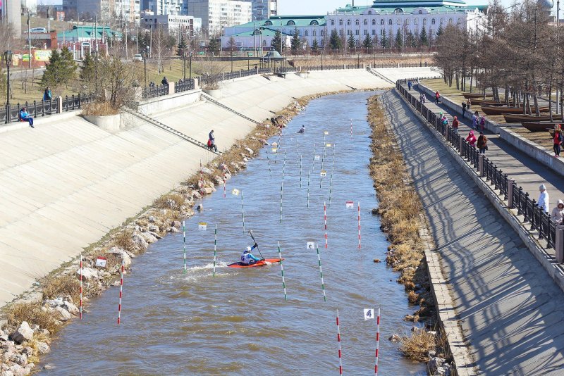 Набережная реки кача Красноярск