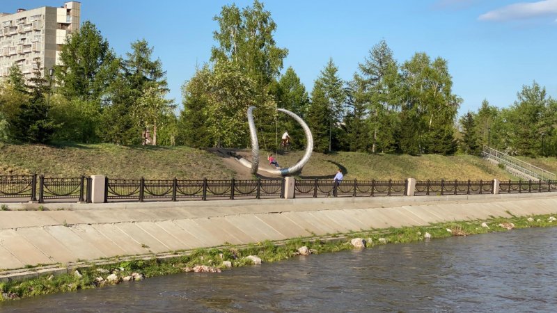 Река крутая кача Красноярск