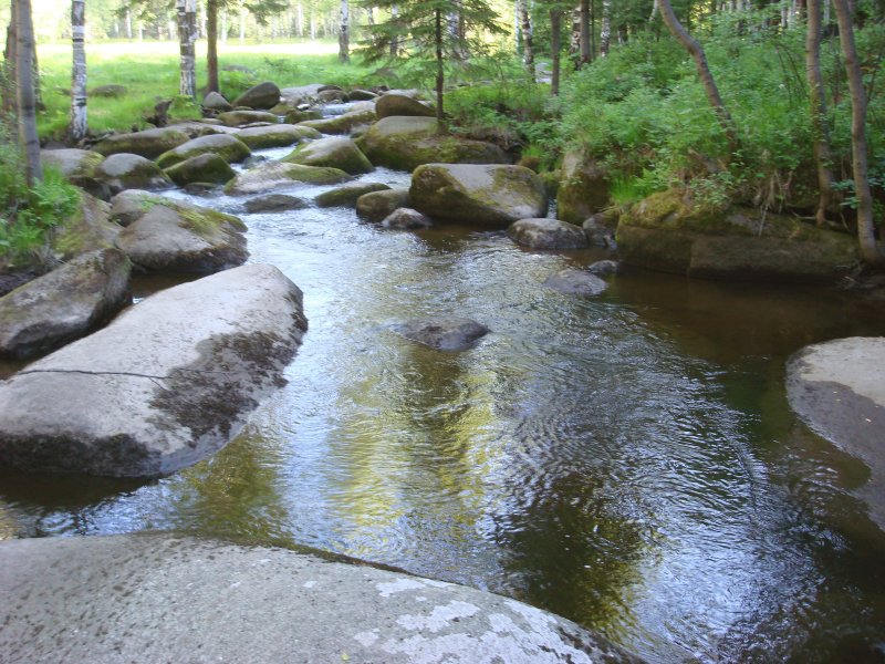 Река Северка Соколиный камень