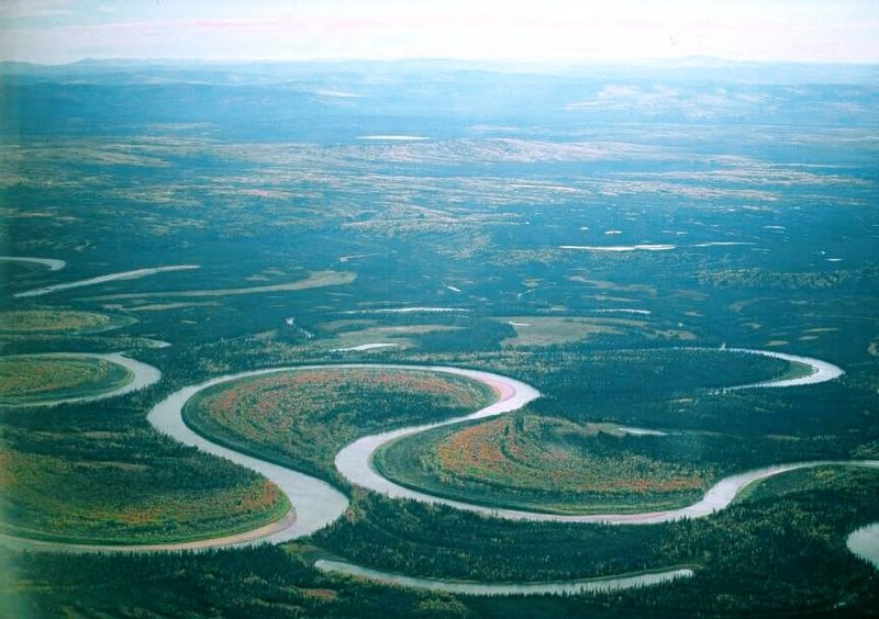 Река пьяна Нижегородская область с высоты