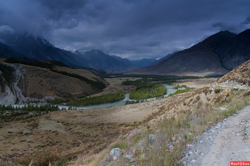 Река Джазатор горный Алтай