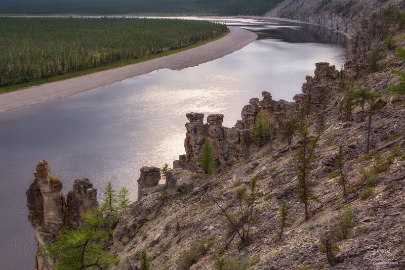 Река оленёк Якутия