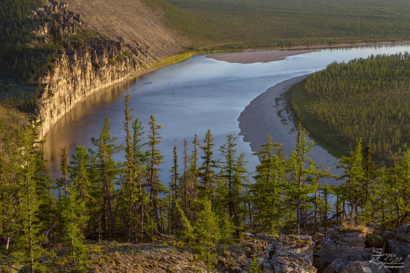 Река Оленек Республики Саха Якутия