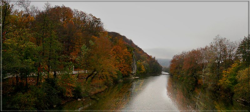 Река Псекупс горячий ключ осень