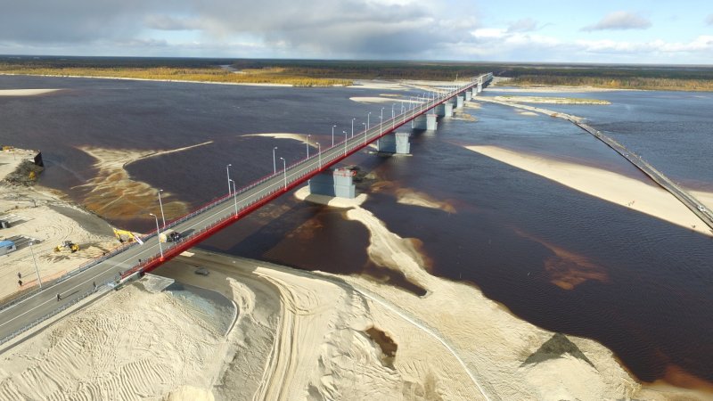Мост река Надым