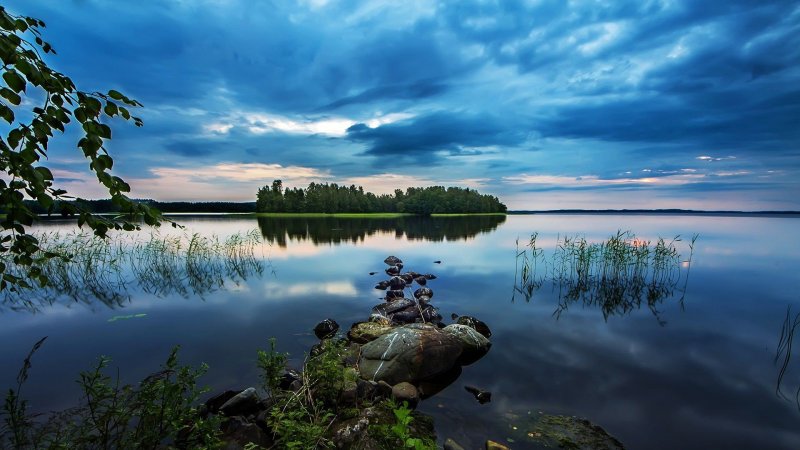 Озеро зеркальное Алтайский край