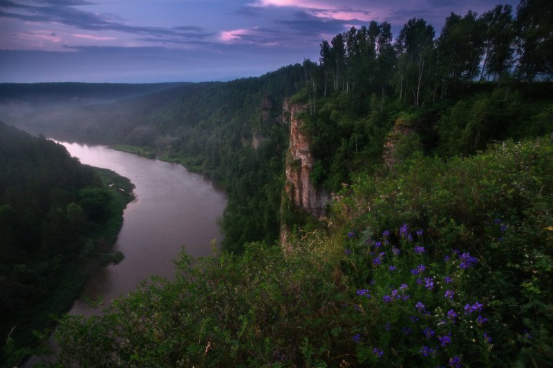 Река Ляпин на Урале