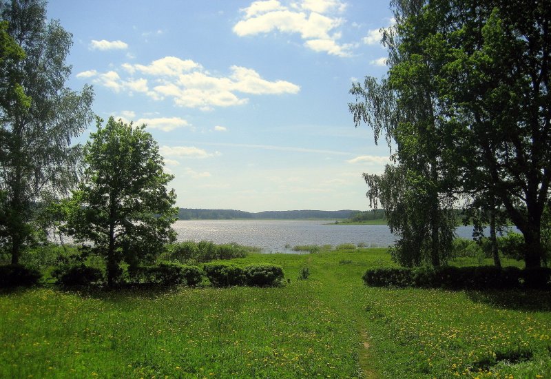 Река Сороть в Михайловском