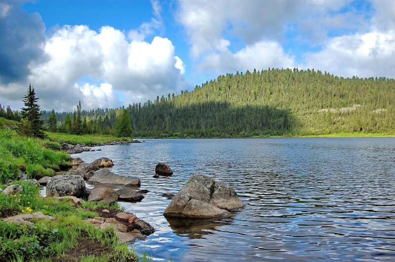Озеро Ойское Красноярский край