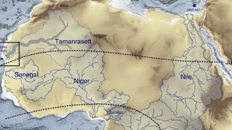 Река Таманрассет карта