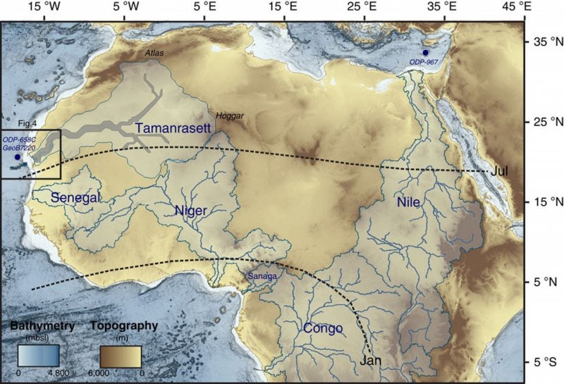 Древние озера Сахары